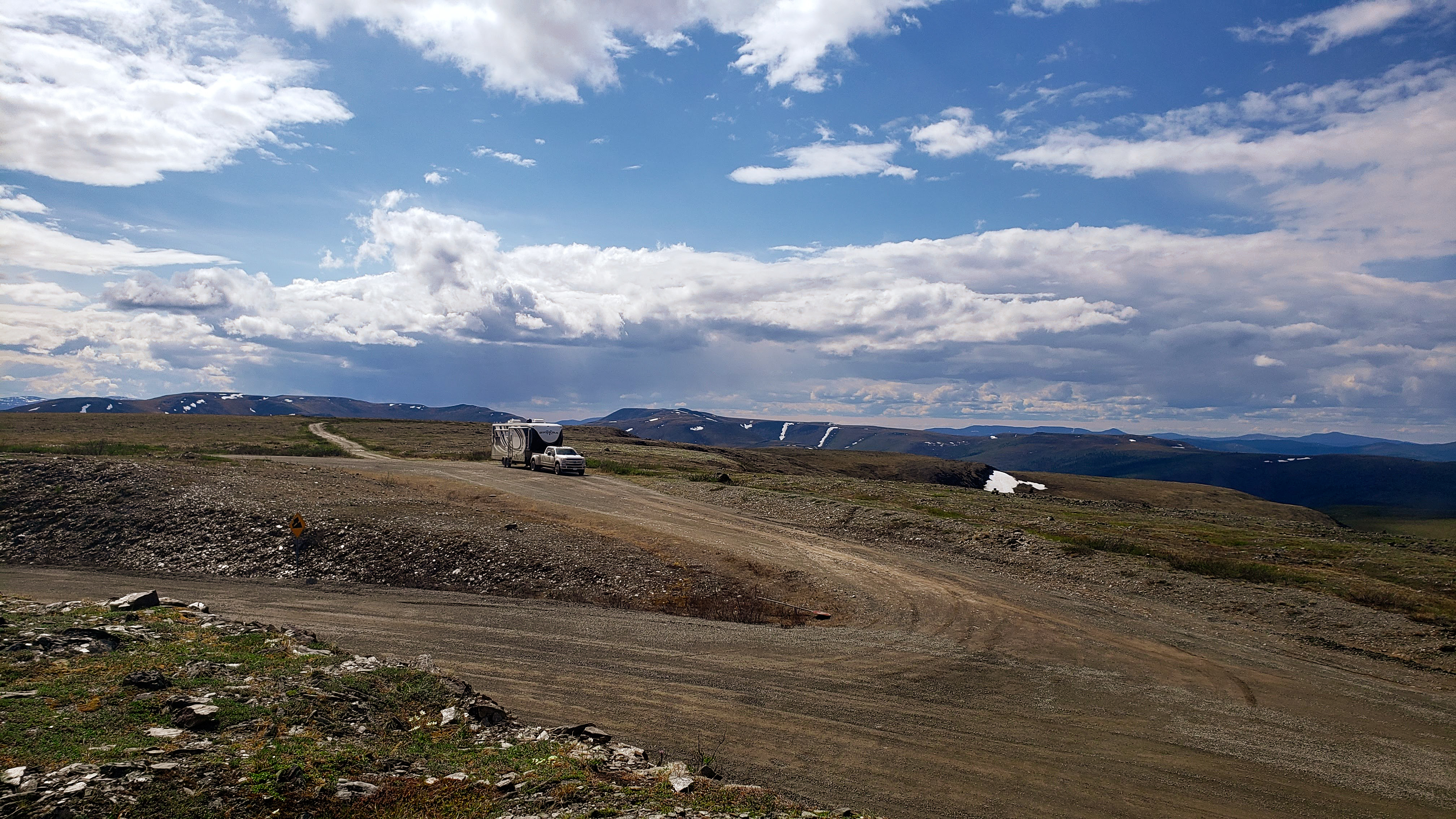 Top of the World! Alaska/Canada Border